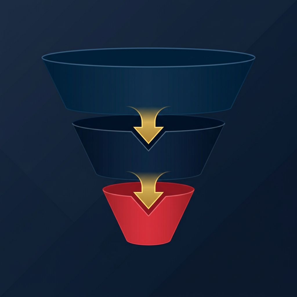 Restaurant Meta Ads retargeting funnel — cold to hot audience architecture by ThePieCraftMarketing