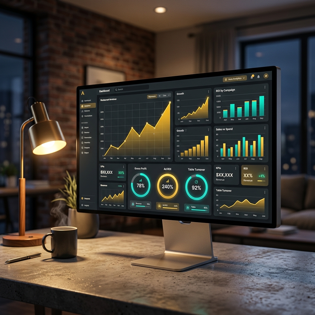 ROAS Tracking Dashboard Mockup